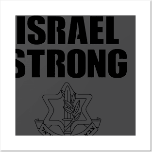 Israel Strong Hat Badge Design Posters and Art